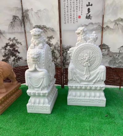 家用鎮(zhèn)宅石墩門墩一對(duì)抱鼓石