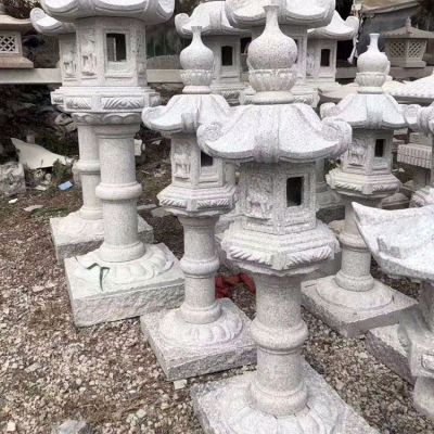 花崗巖石雕燈，中國傳統(tǒng)古建照明燈籠