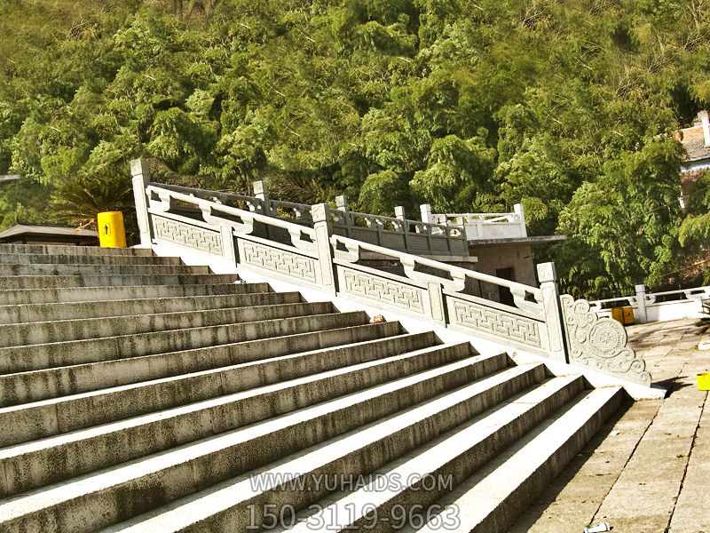 寺廟臺階大理石扶手欄桿雕塑